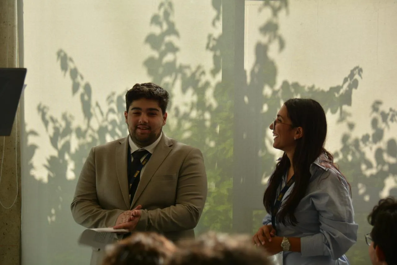 Aya Kaddoura and Hassan Chehab, Secretaries General of BEIMUN '26